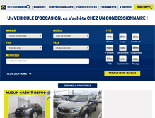 Tablet Screenshot of occasionenor.com